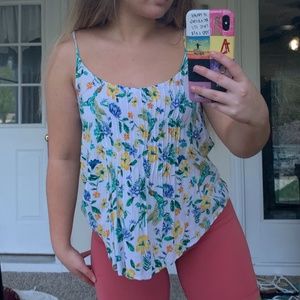 floral flowy top